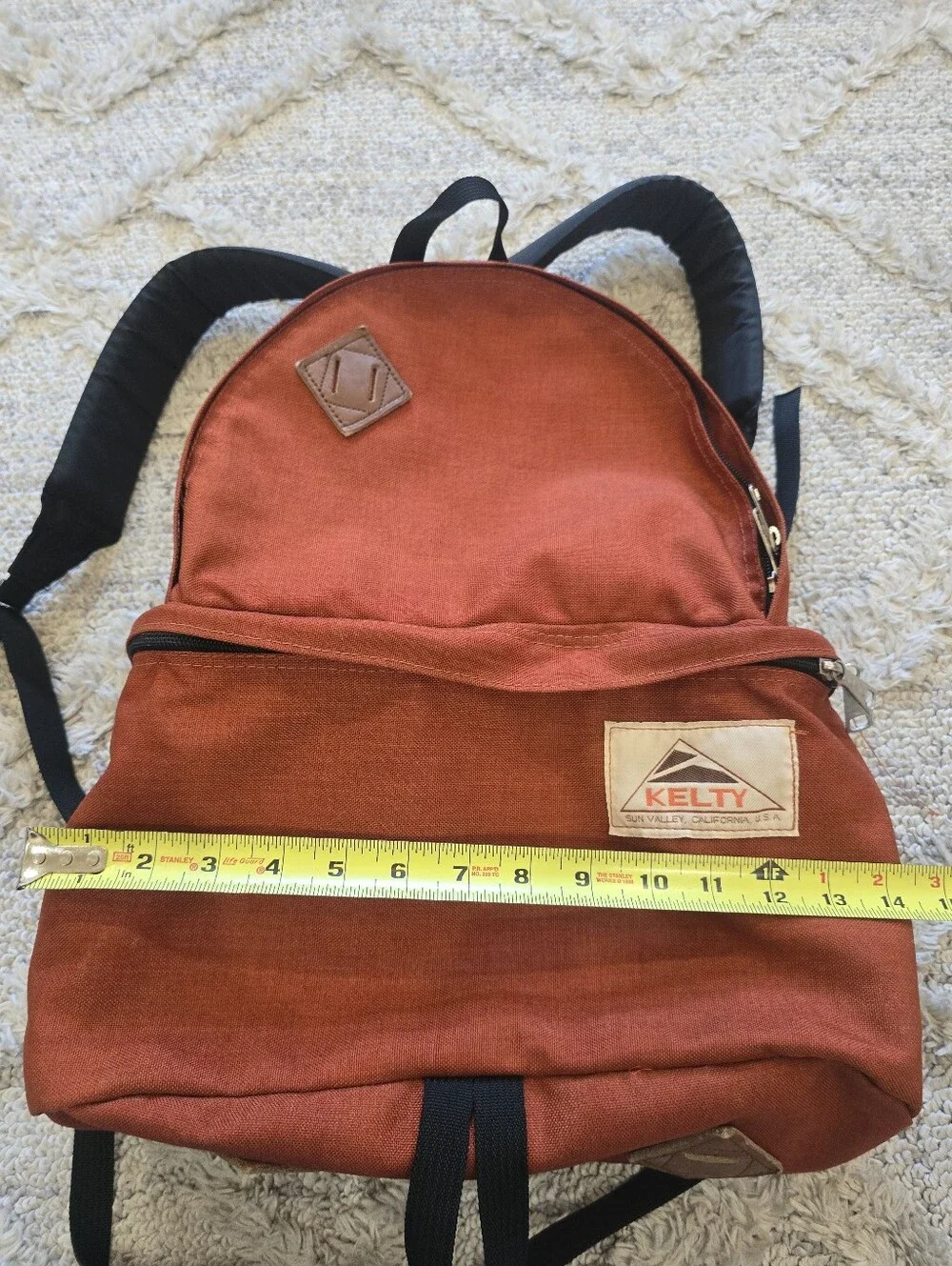 True Vintage 1970’s- 1980s KELTY Rust Orange Soft Pack Backpack Rucksack Daypack